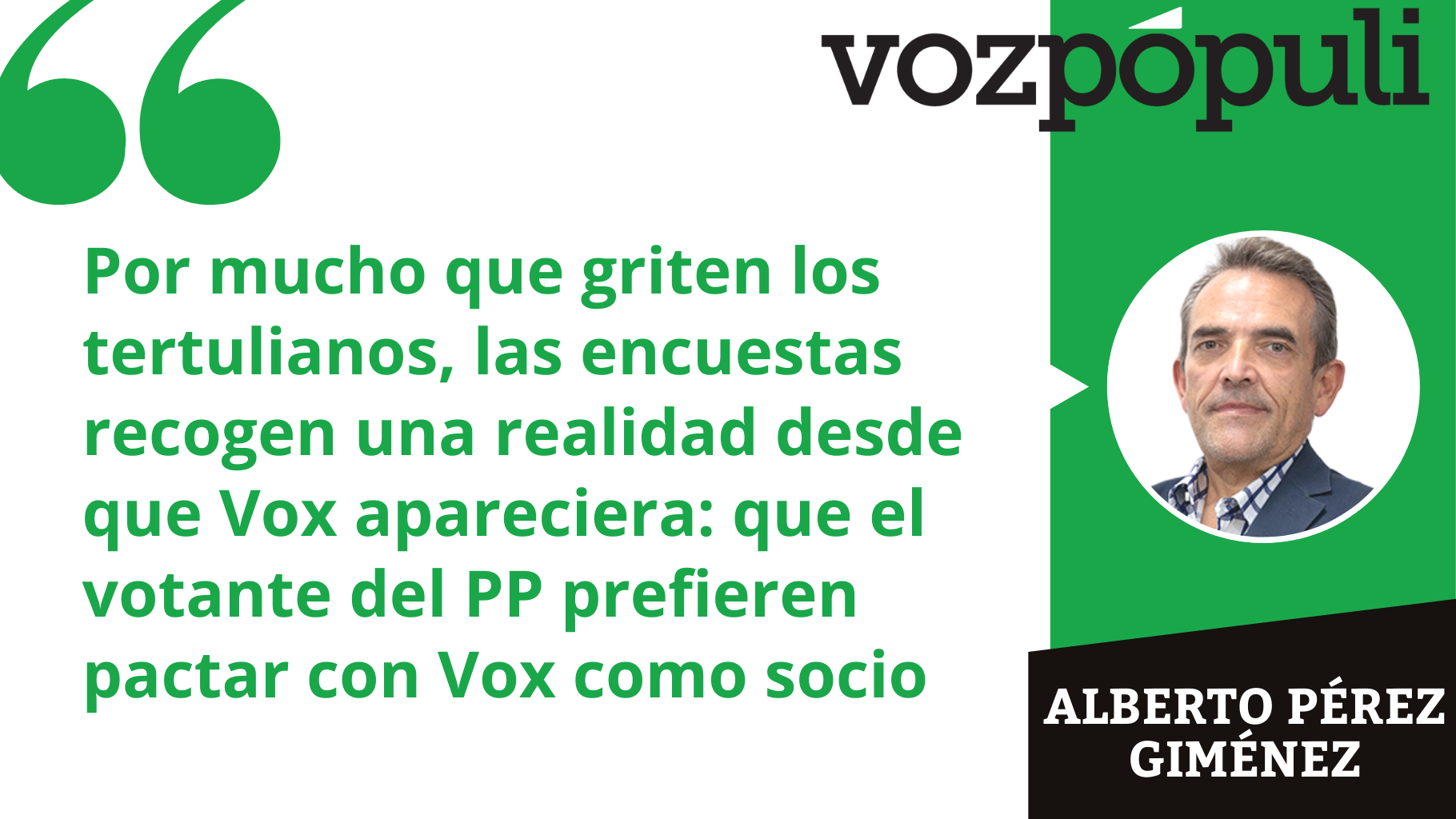 El Votante Del PP Sí Quiere Gobernar Con Vox