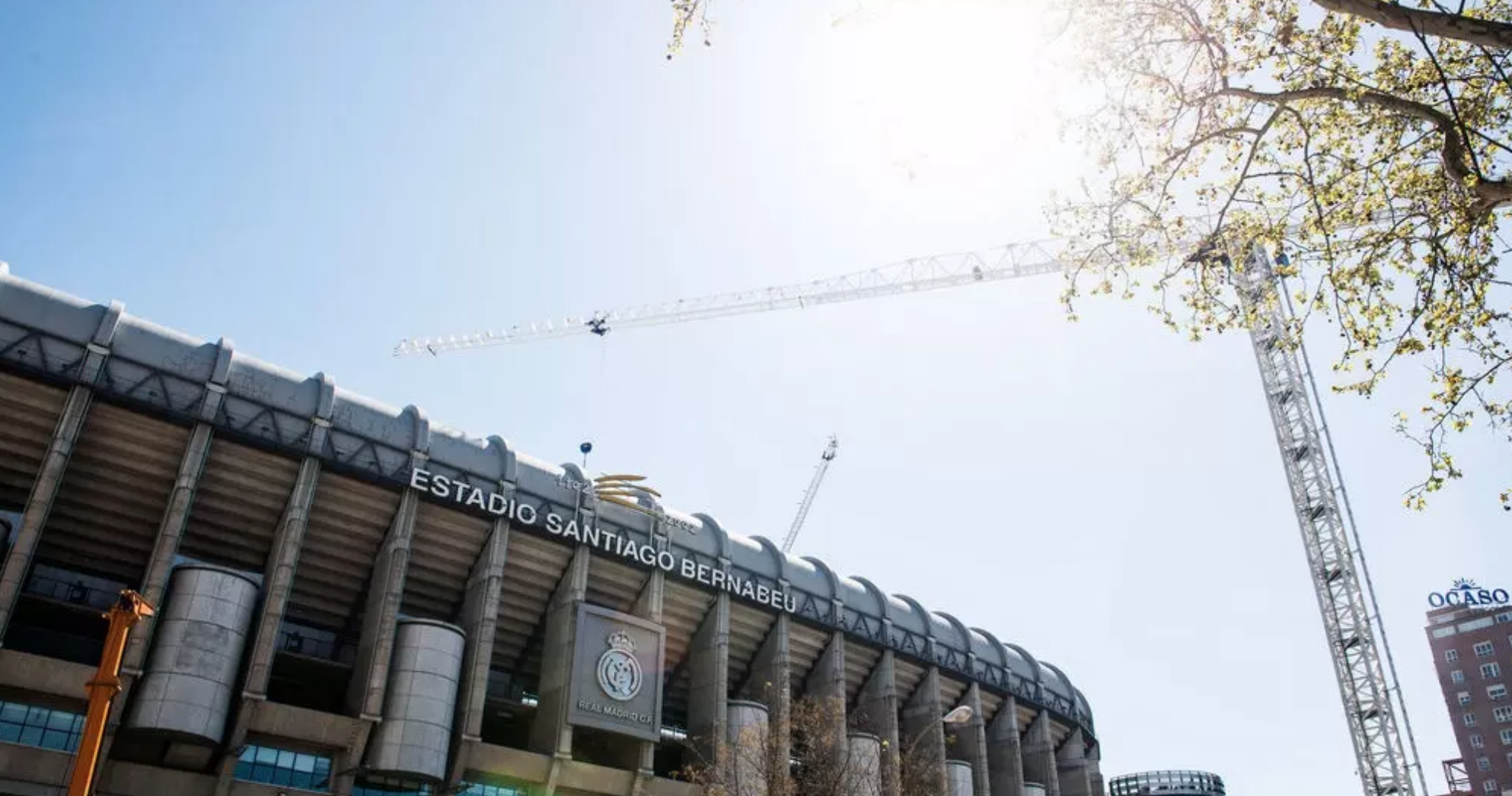 Imagen del Santiago Bernabéu, al norte de El Viso.