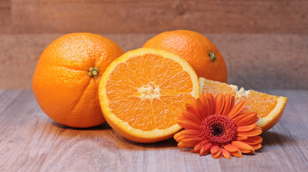 alimentos con menos calorías: naranjas