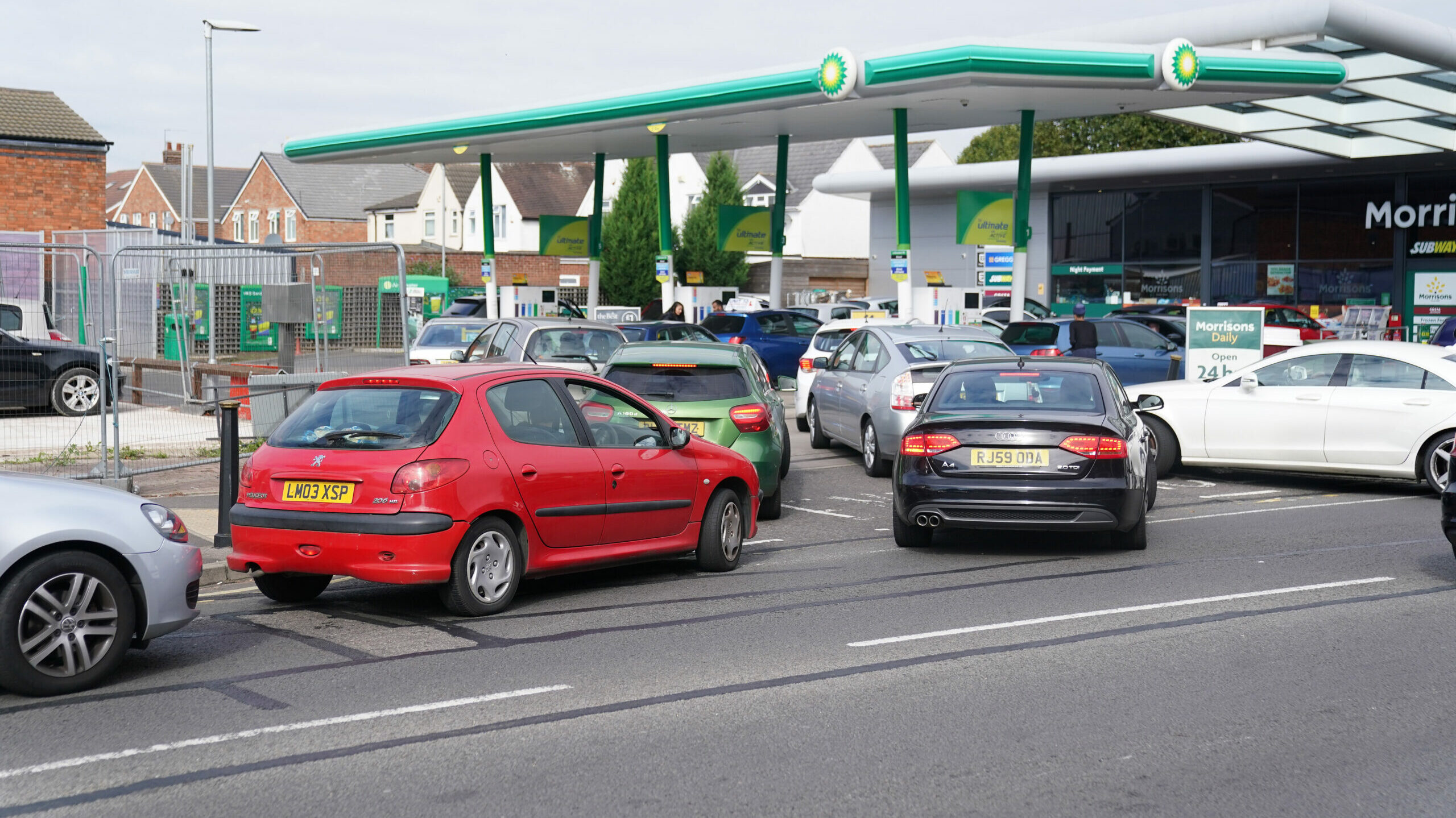 Gasolinera de BP en Reino Unido