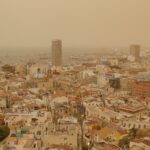 Calima por el polvo procedente del desierto del Sáhara