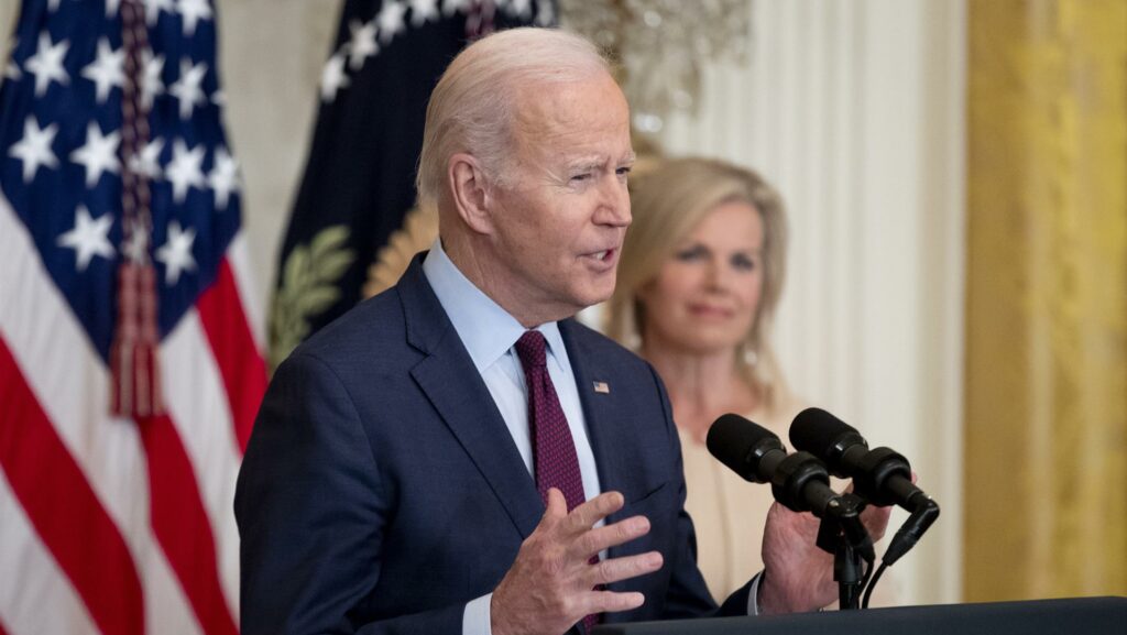 El presidente de EEUU, Joe Biden, comparece sobre la situación en el conflicto Rusia-Ucrania