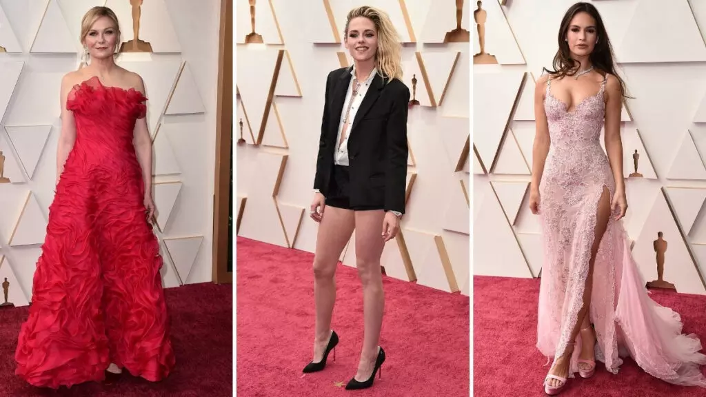 Alfombra roja de los Premios Oscar 2022: Kirsten Dunst, Kristen Stewart y Lily James