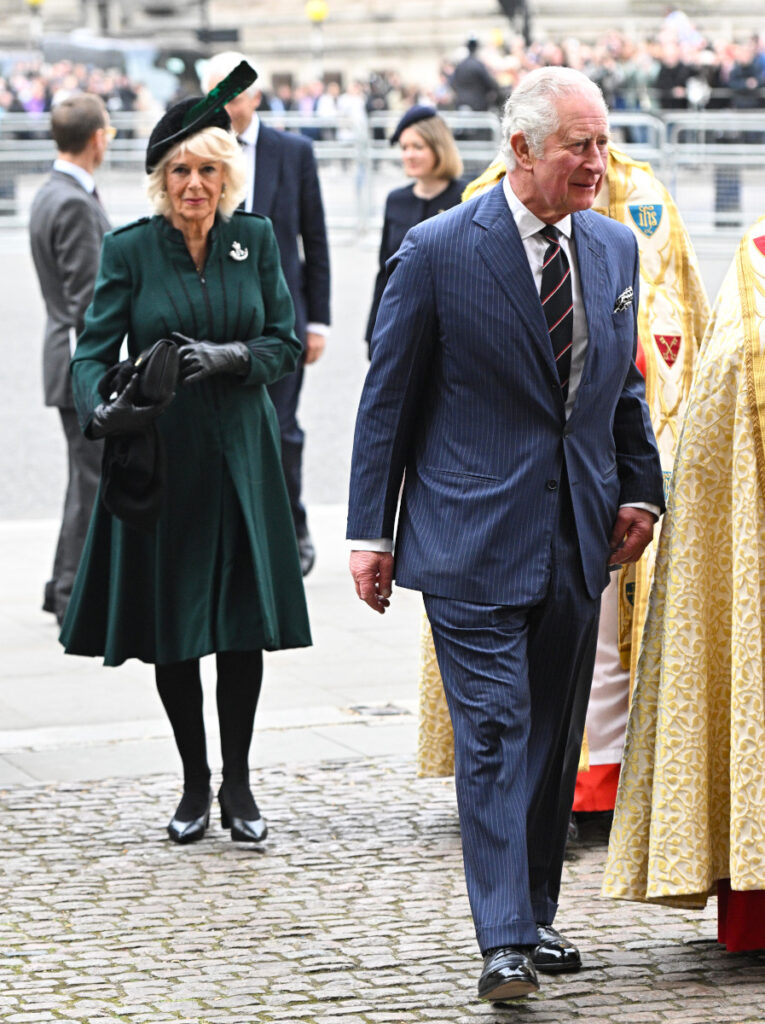 El príncipe Carlos y Camilla Parker en el homenaje al duque de Edimburgo