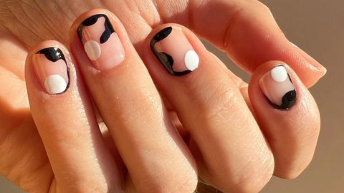 8. Coffin Shaped Nail Art with Floral Designs - wide 3