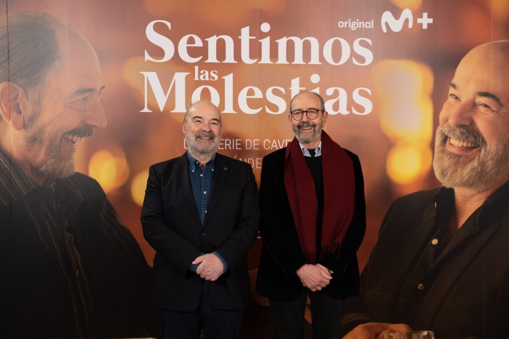 Antonio Resines y Miguel Rellán, en la presentación de la nueva serie