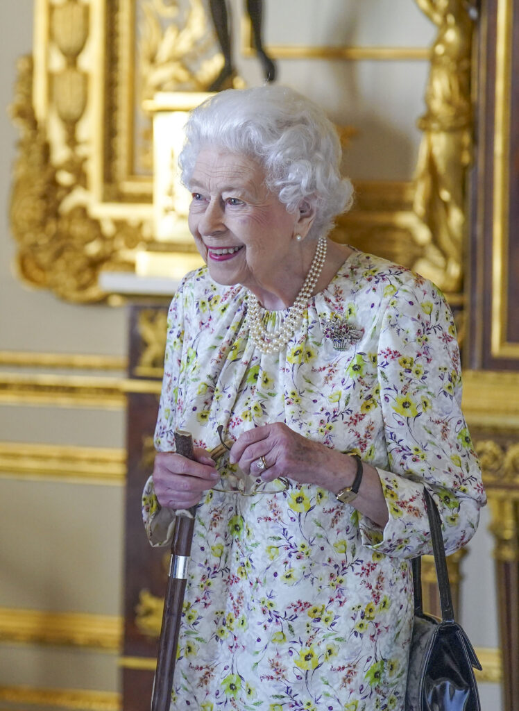 La reina Isabel II, el pasado 23 de marzo de 2022