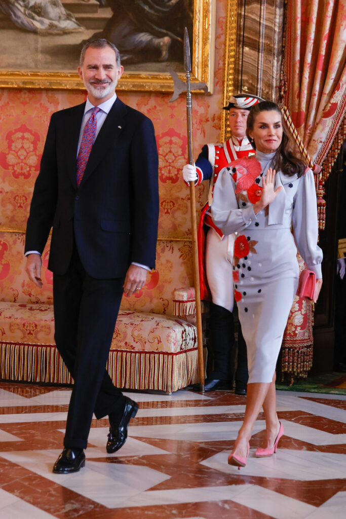 Paz Padilla acude al almuerzo en el Palacio Real con los reyes Felipe y Letizia
