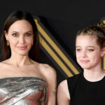 Angelina Jolie con sus dos hijas Shiloh Jolie-Pitt y Zahara