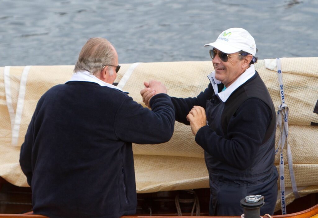El rey Juan Carlos y su amigo Pedro Campos