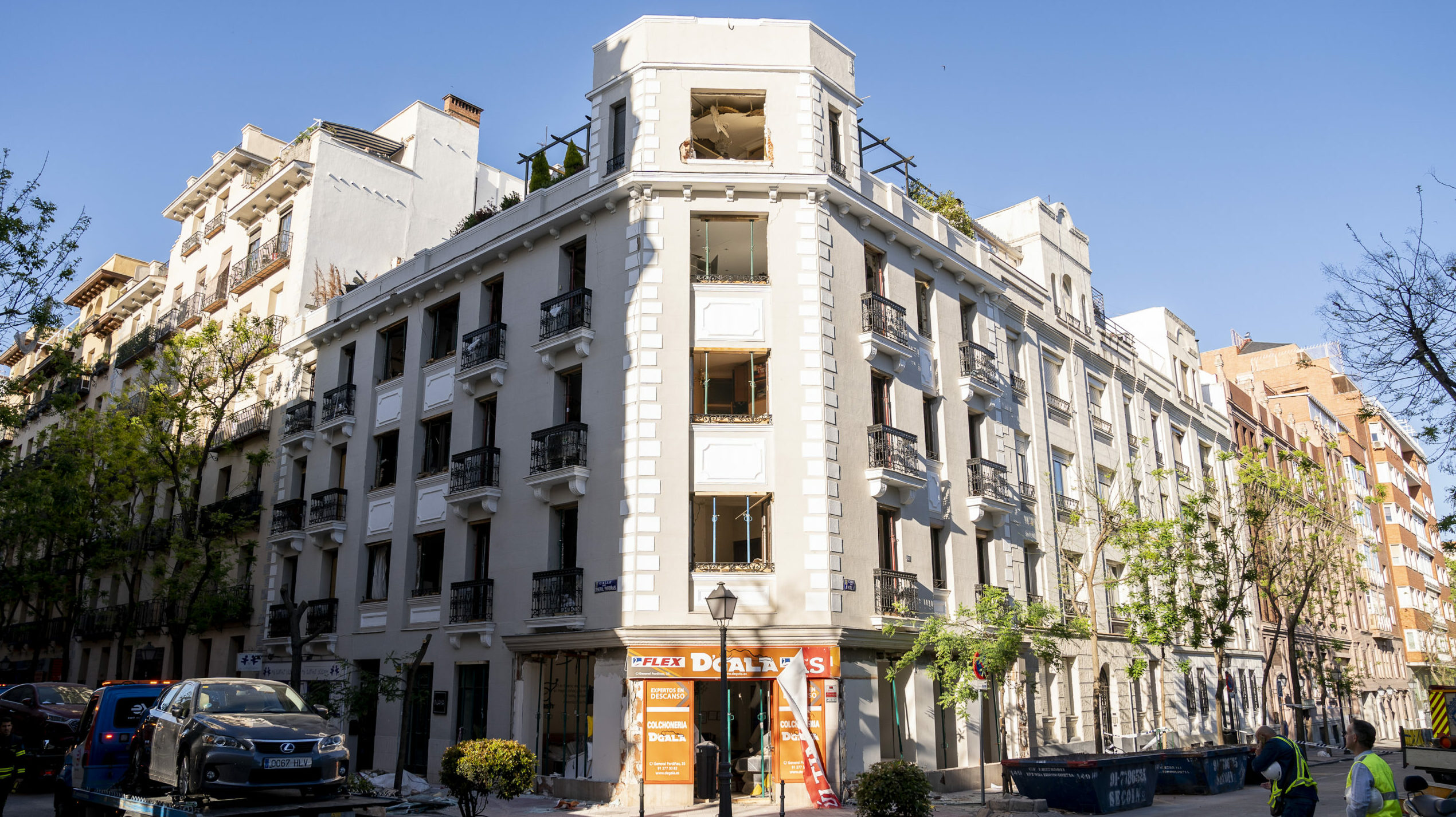 El Ayuntamiento de Madrid demolerá en parte edificio de la explosión