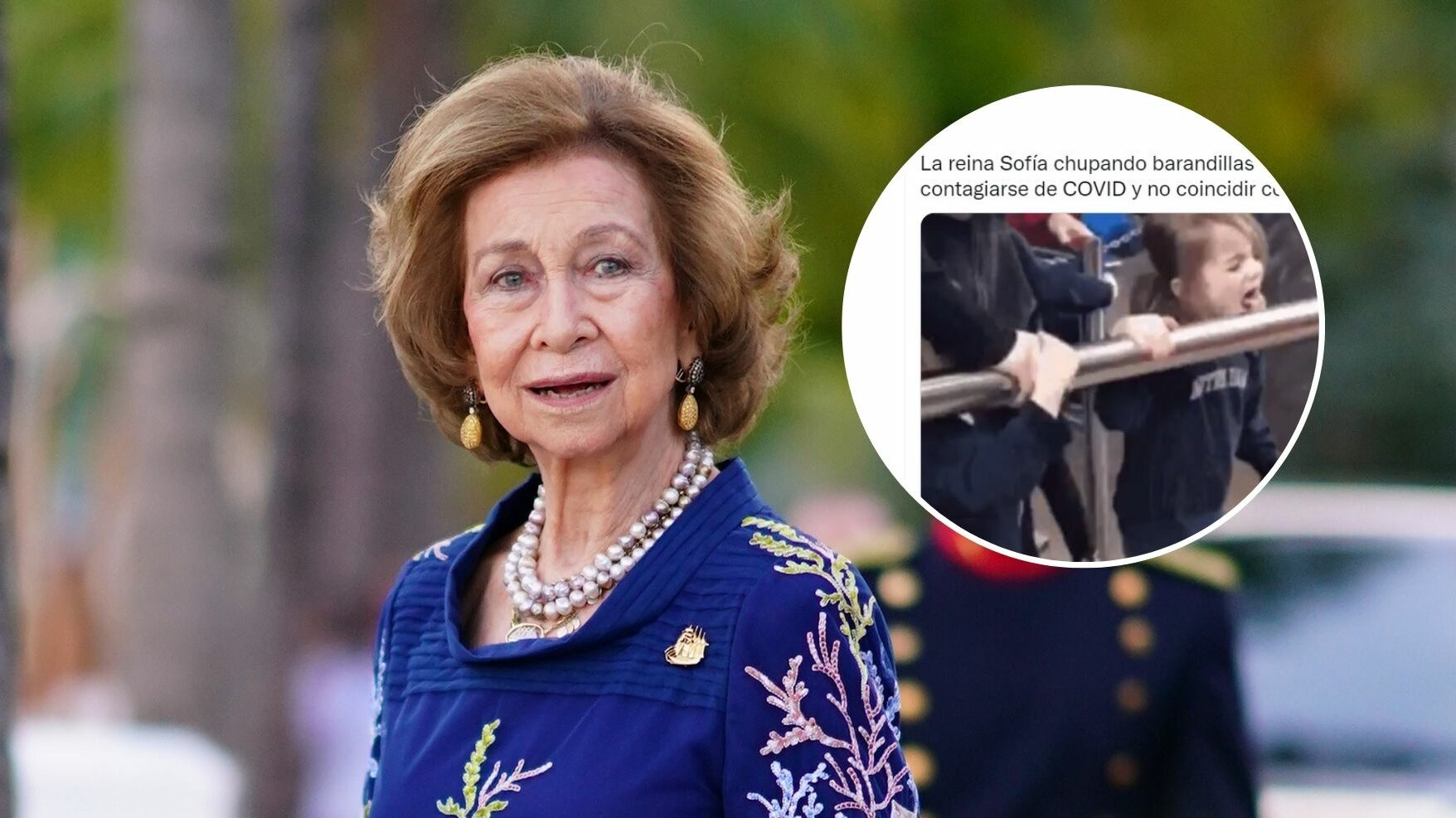 Memes por el positivo en covid de la reina Sofía el día del reencuentro con el rey Juan Carlos