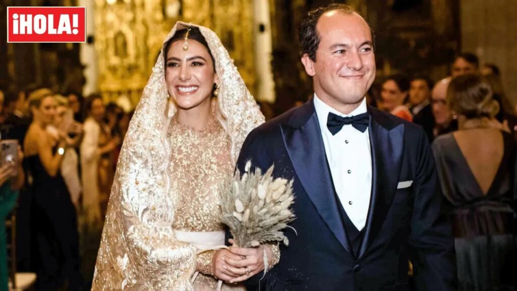 Ramón Hermosilla y Karla Covarrubias, en su boda