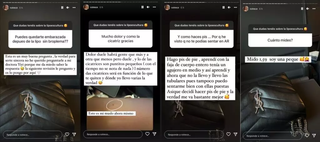 Rocío Flores responde las preguntas de sus fans en Instagram