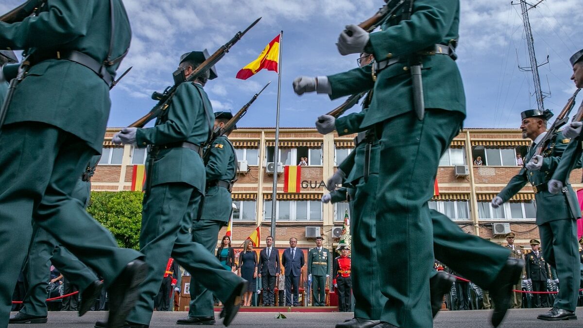 Un homenaje a la Guardia Civil en Toledo en 2019