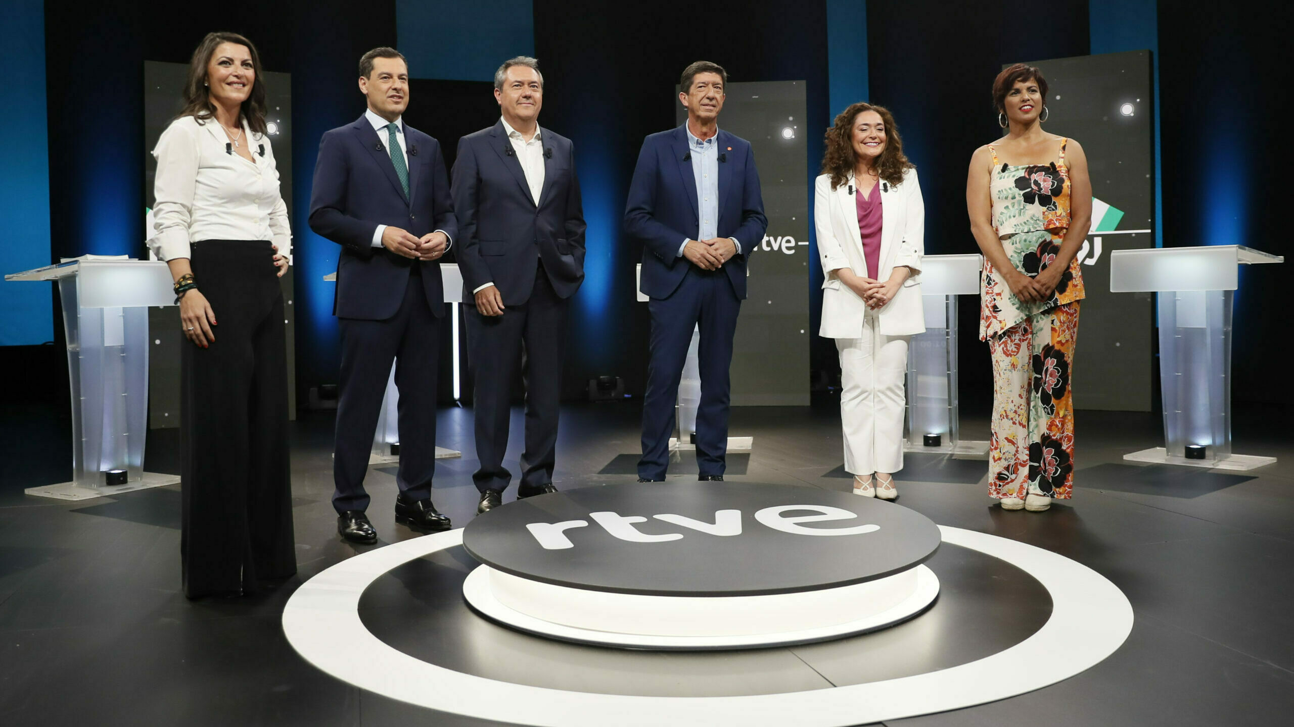 Vox acusa a RTVE de "manipular" durante el debate a seis para frenar el avance de Olona