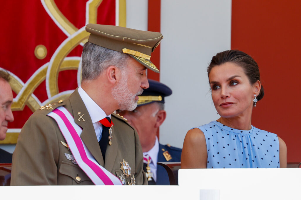 El rey Felipe y Letizia, el Día de las Fuerzas Armadas