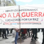 Una marcha por Madrid pide el cese de la guerra en Ucrania