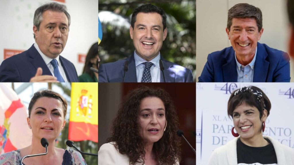 Elecciones de Andalucía: así será el primer debate en RTVE entre los seis candidatos