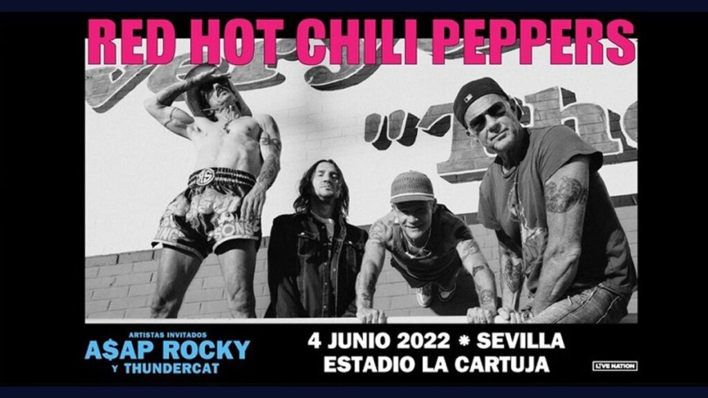 Red Hot Chili Peppers arranca su gira mundial este sábado en Sevilla