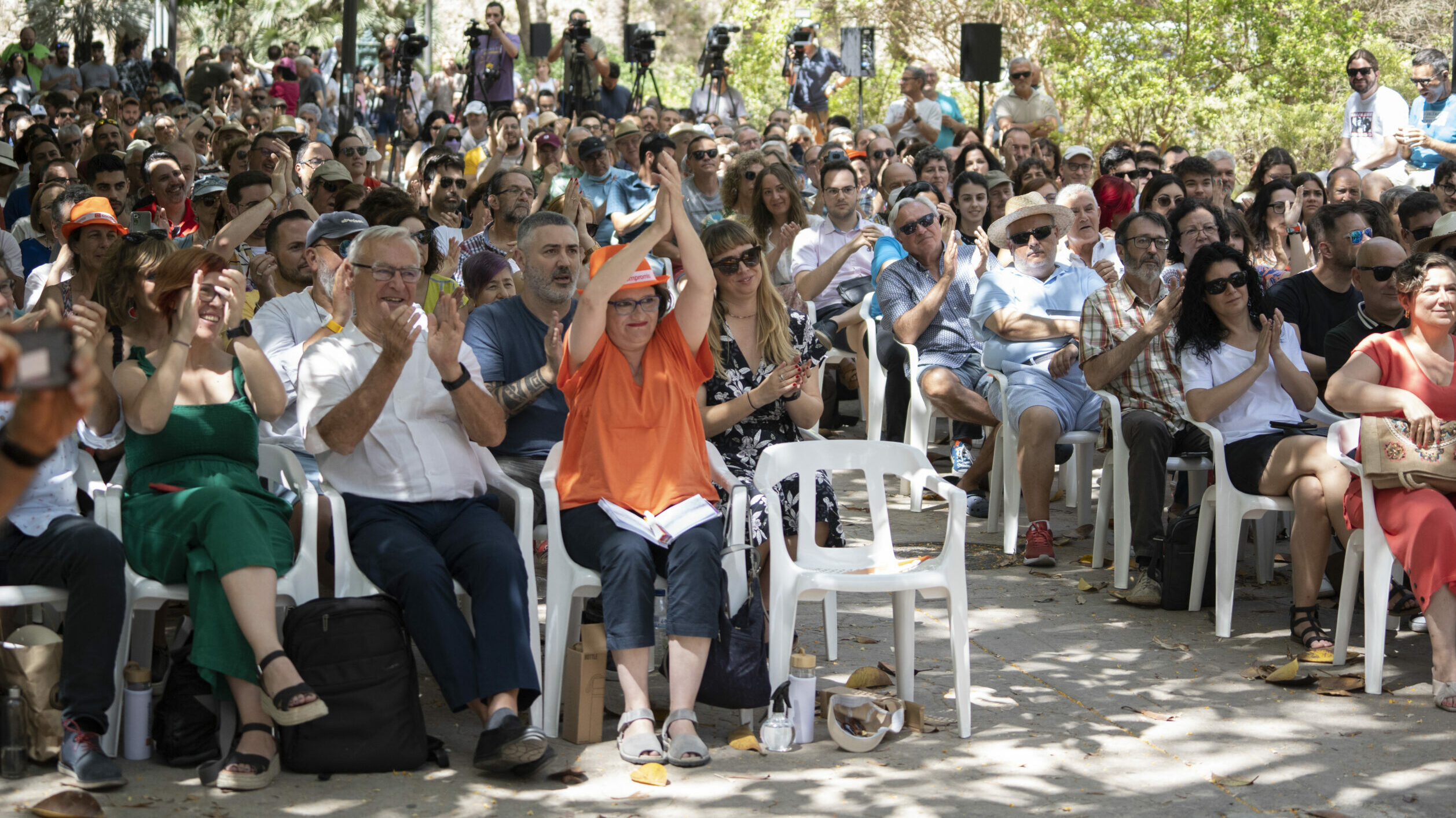 Compromís celebra un acto en Valencia para dar a conocer los nuevos lemas y la imagen de la coalición