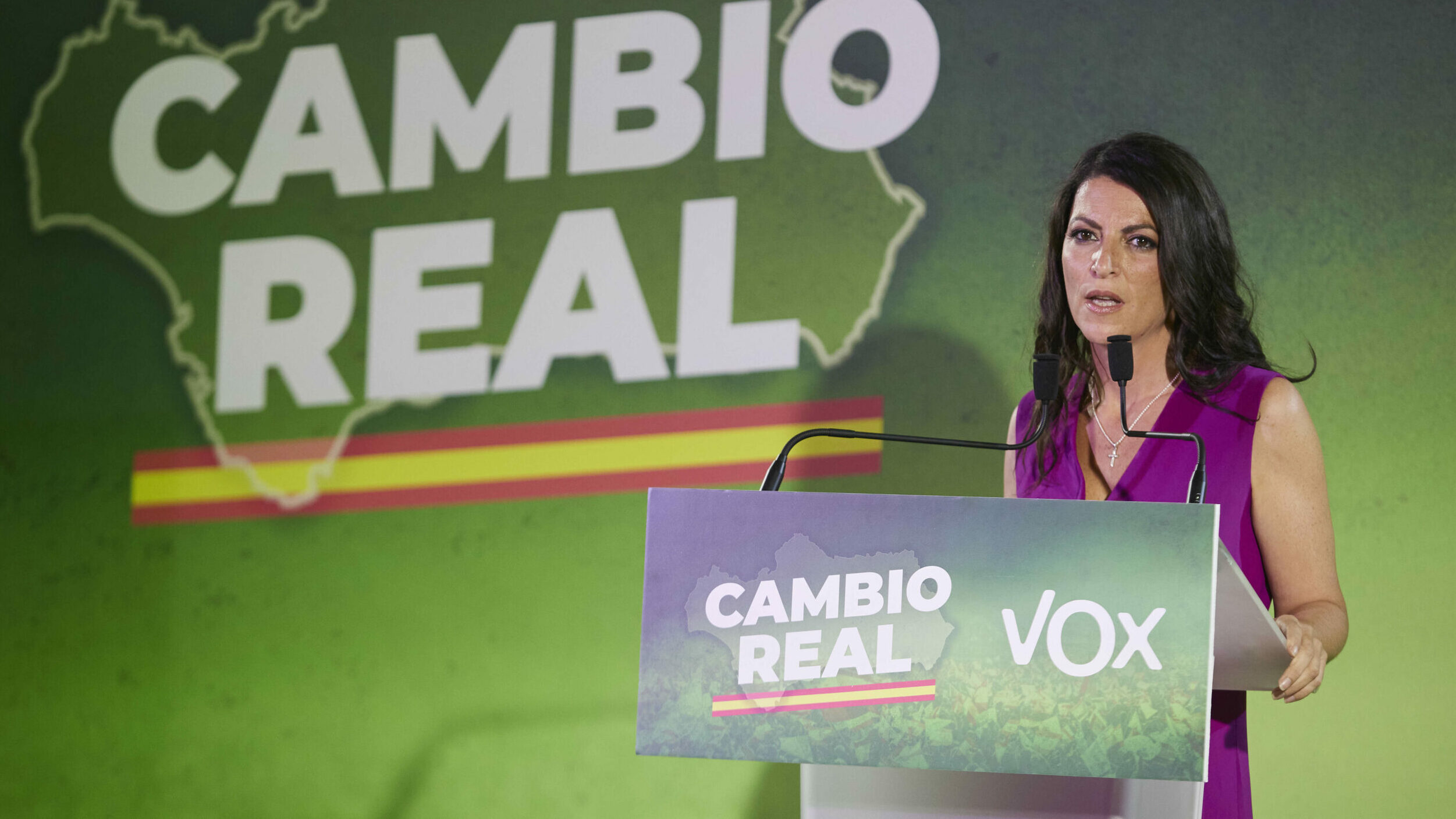 Macarena Olona hace valoración tras los resultados de las elecciones a la Junta de Andalucía