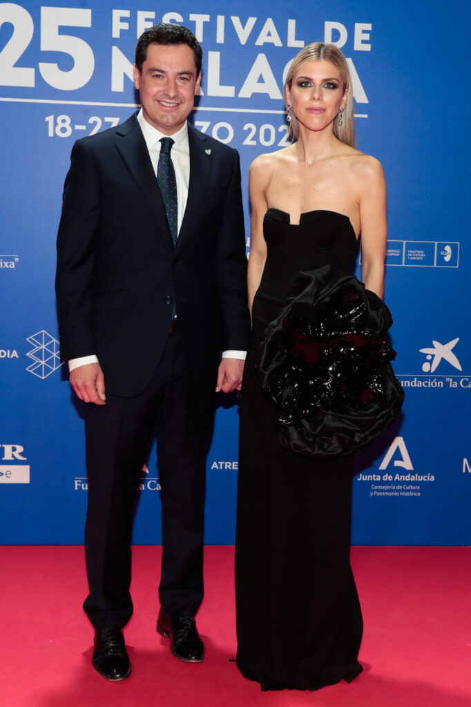 José Moreno Bonilla y su mujer Manuela Villena, en el Festival de Málaga 2022