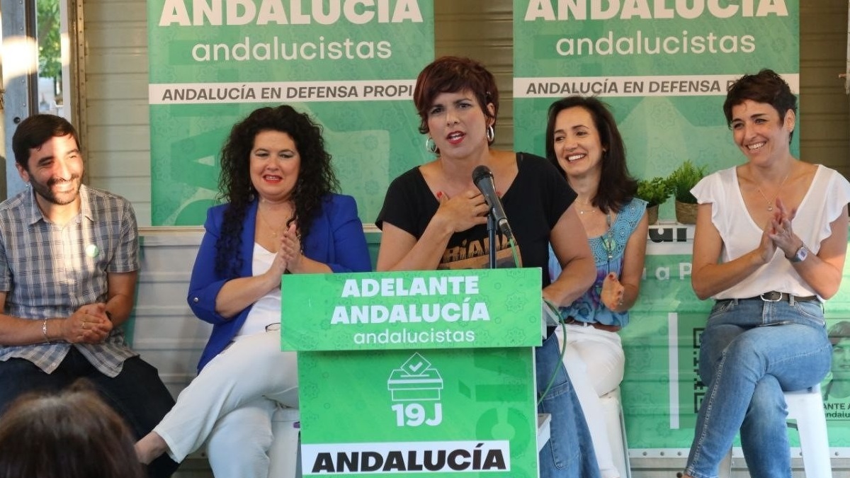 La exlíder de Unidas Podemos en Andalucía y candidata de Adelante Andalucía, Teresa Rodríguez, en una imagen de archivo.
