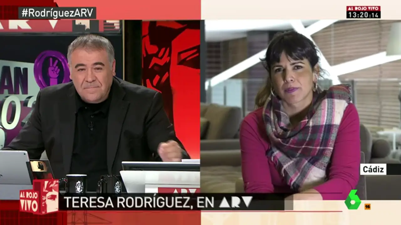Antonio García Ferreras y Teresa Rodríguez