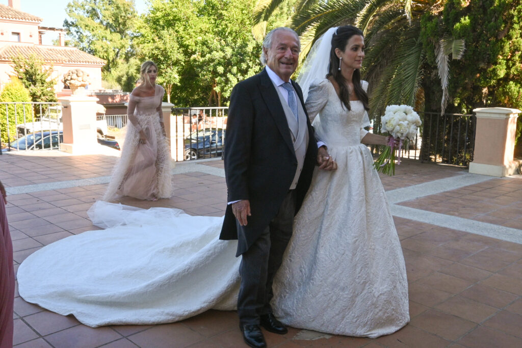 Cristina Fernández Torres y su padre