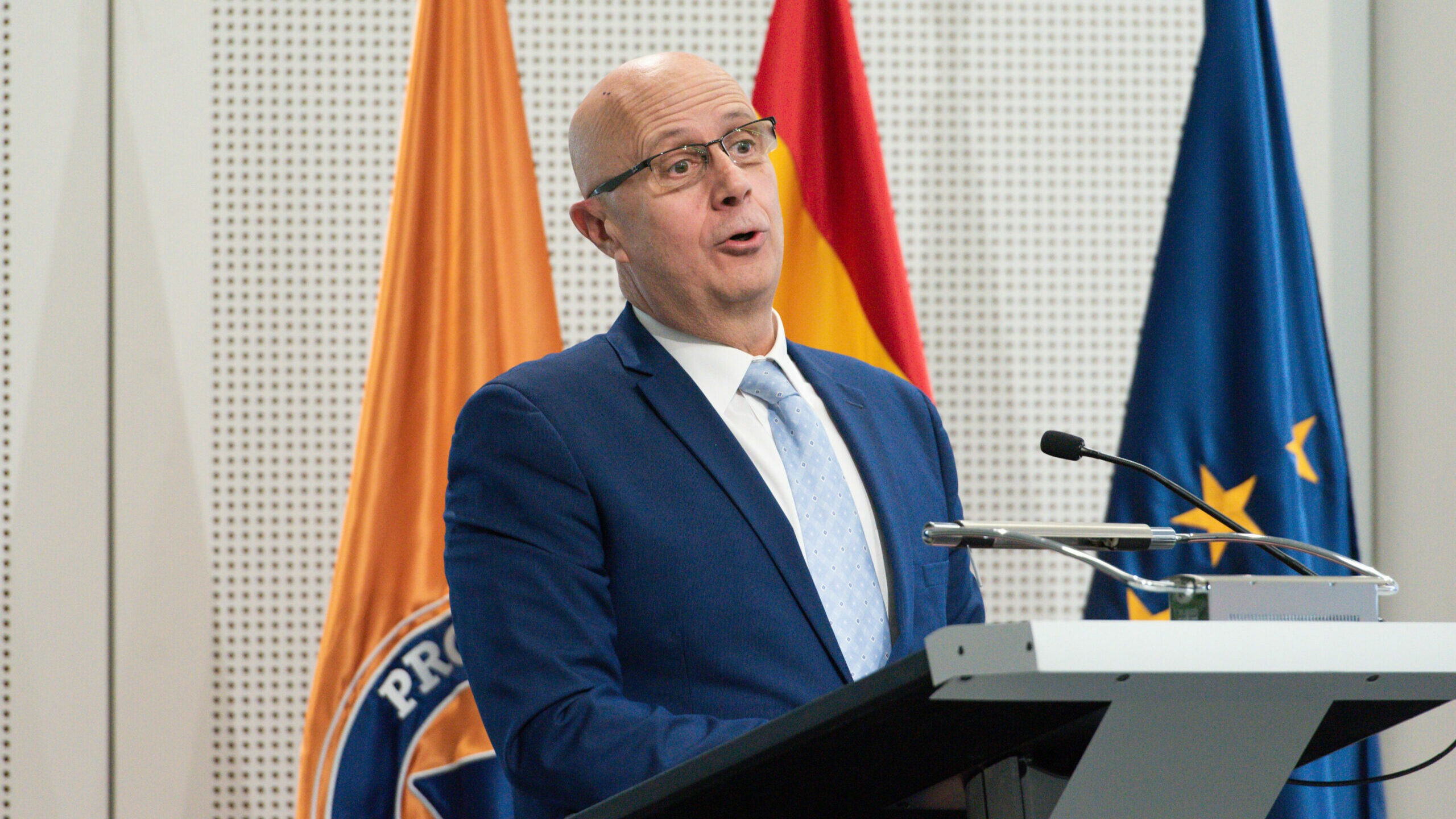 El presidente de la Agencia Estatal de Meteorología, Miguel Ángel López González