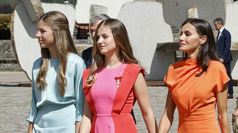 La reina Letizia, sus hijas Leonor y Sofía