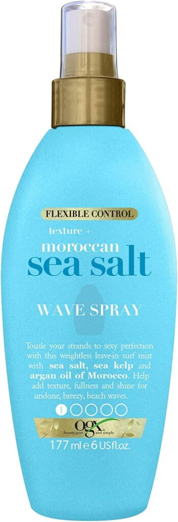 Los peinados más fáciles y cómodos del verano: OGX Spray Sal Marina Marruecos