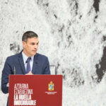 El presidente del Gobierno, Pedro Sánchez, en el homenaje a Miguel Ángel Blanco, este domingo en Ermua.