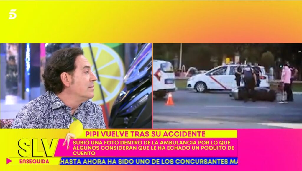 Pipi Estrada relata cómo vivió el accidente de moto