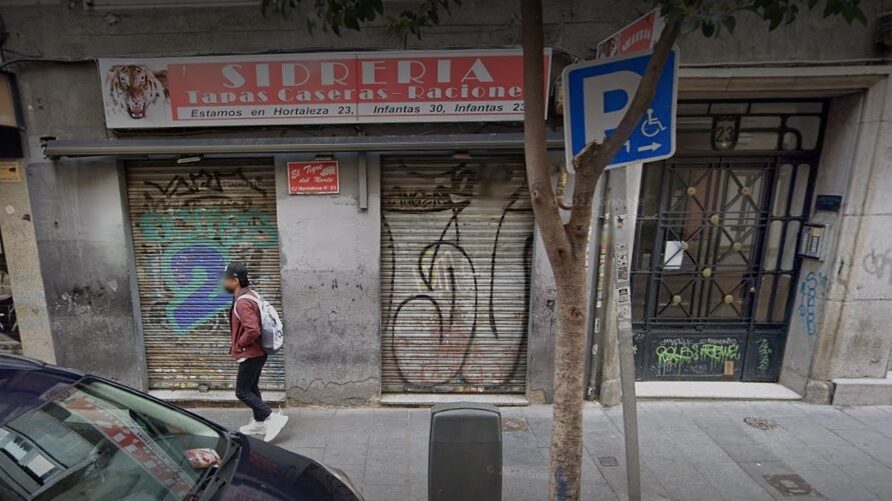 Sidrería que los 'Dominican Don' Play' atacaron en Madrid