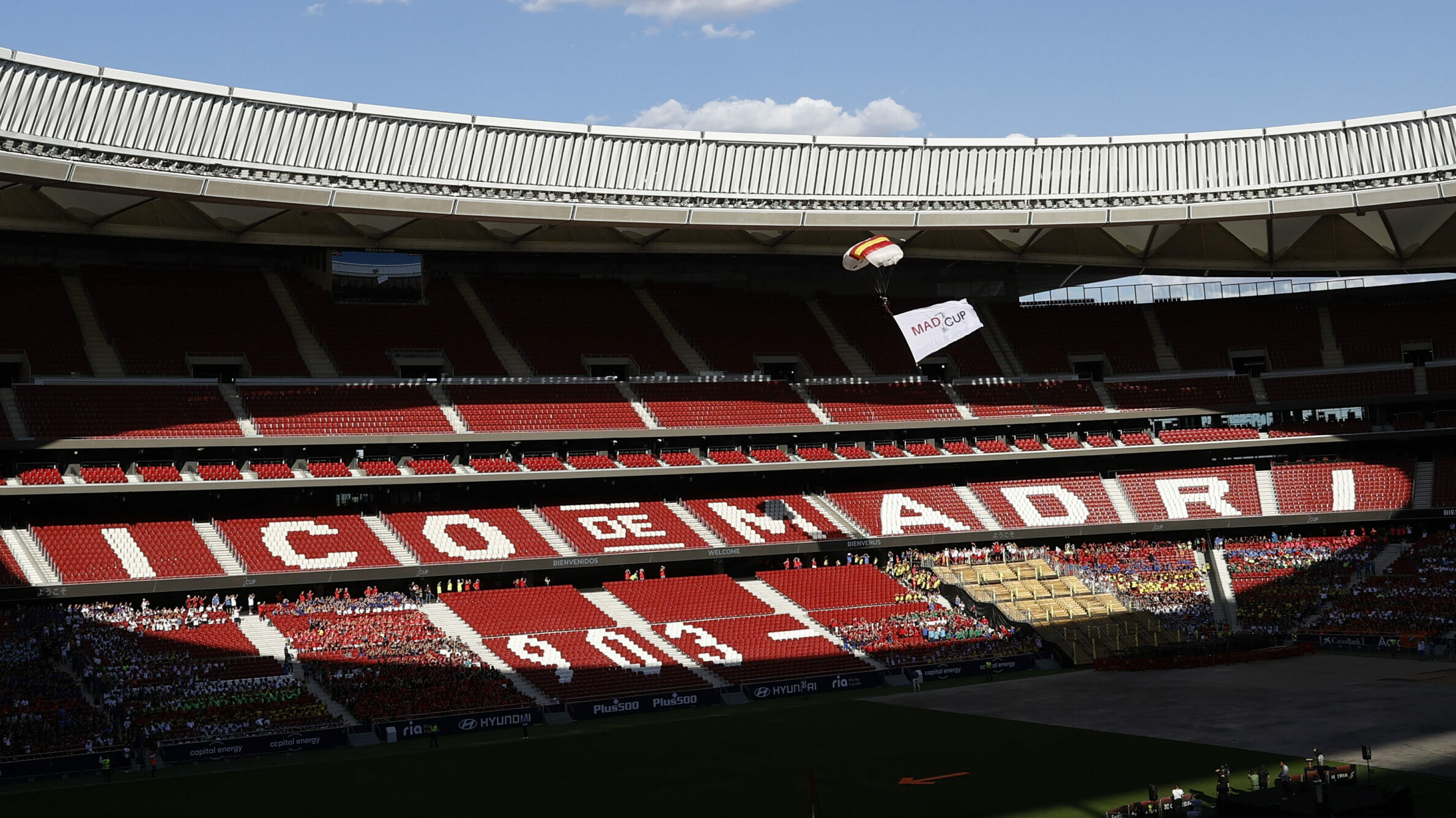 Presentación del MADCUP 2022 en el Estadio Wanda Metropolitano