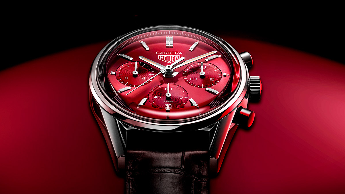 Un reloj de coleccionista Tag Heuer presenta el nuevo Carrera Red