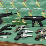 Parte del material intervenido a los dos hermanos en Málaga en la operación contra el tráfico de armas