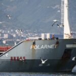 El carguero de bandera turca Polarnet que partió del puerto ucraniano de Chornomorsk