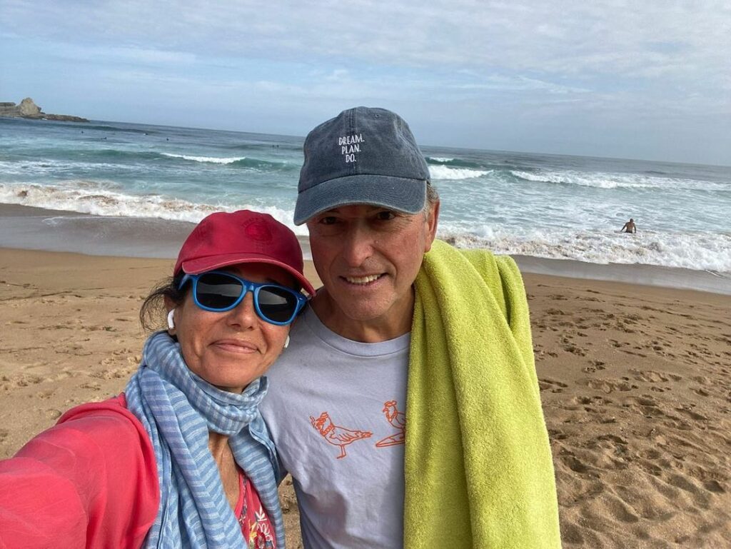 Ana Botín, en la playa con su marido Guillermo Morenés