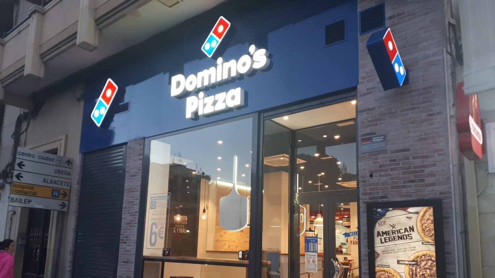 Establecimiento de Domino's Pizza