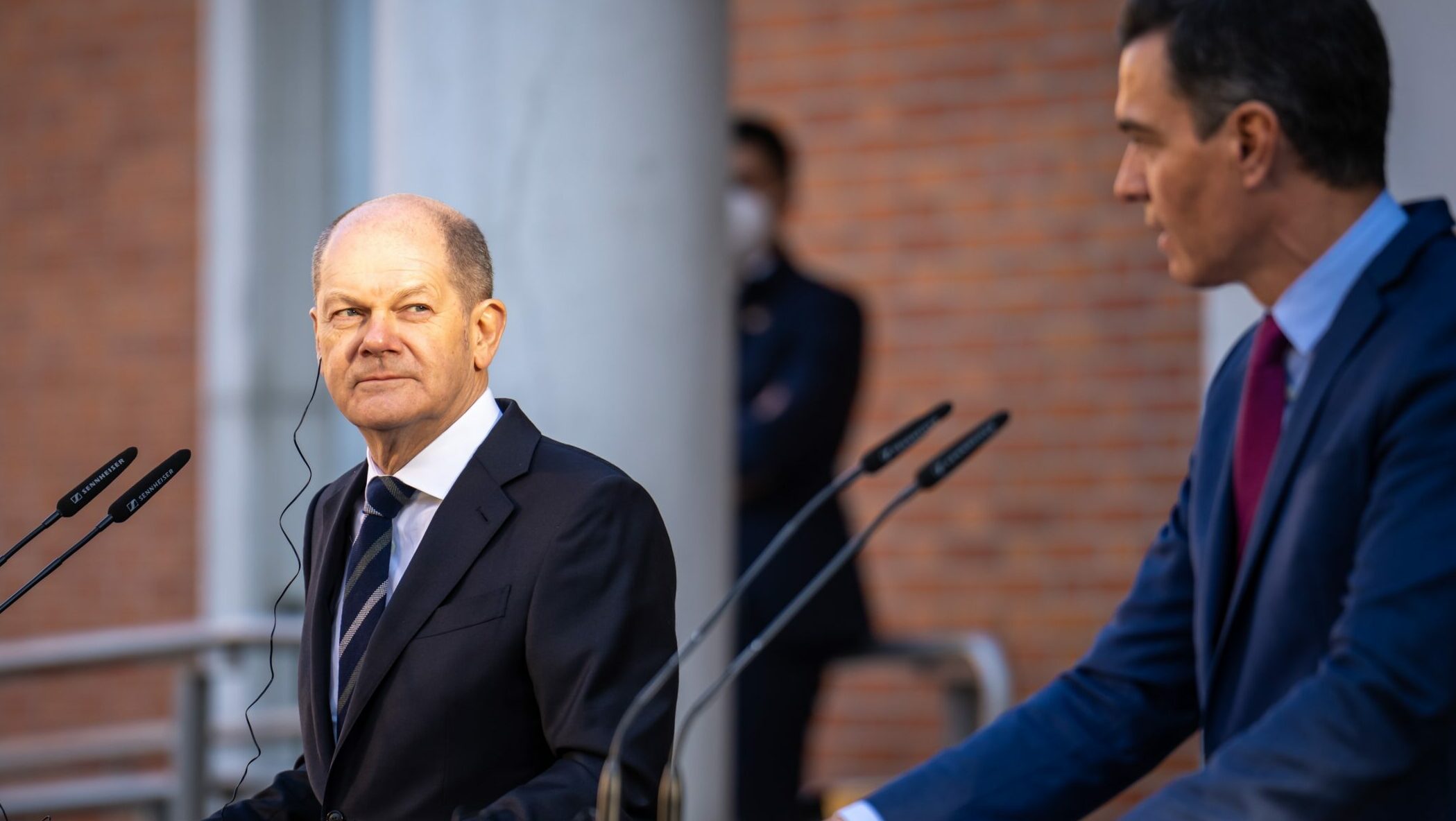 German Chancellor Scholz in Madrid