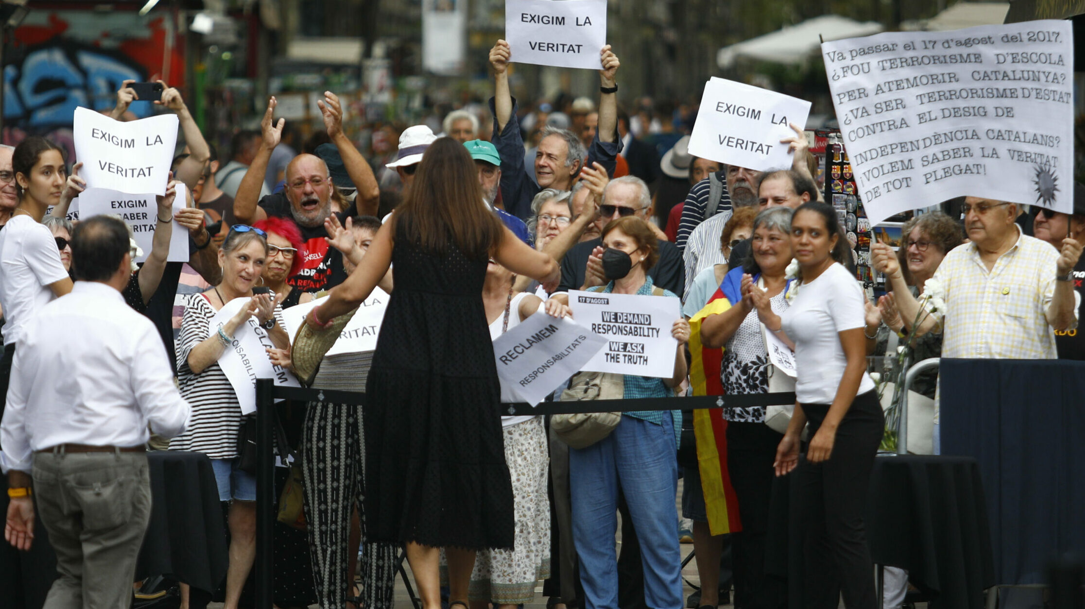 Barcelona recuerda a las víctimas del atentado de Las Ramblas en su 5º aniversario