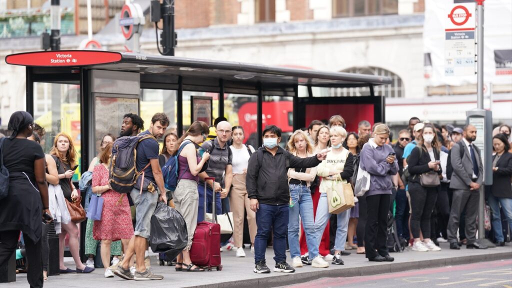 El transporte público de Londres paralizado por una huelga del Metro