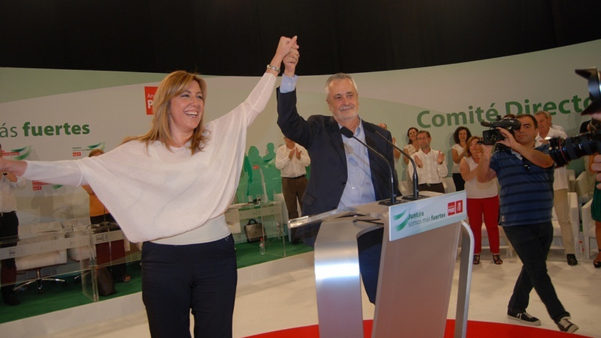 Susana Díaz y José Antonio Griñán EUROPA PRESS (Foto de ARCHIVO)