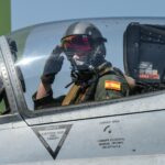 Un piloto del Ala 12 en la misión de policía aérea en Lituania