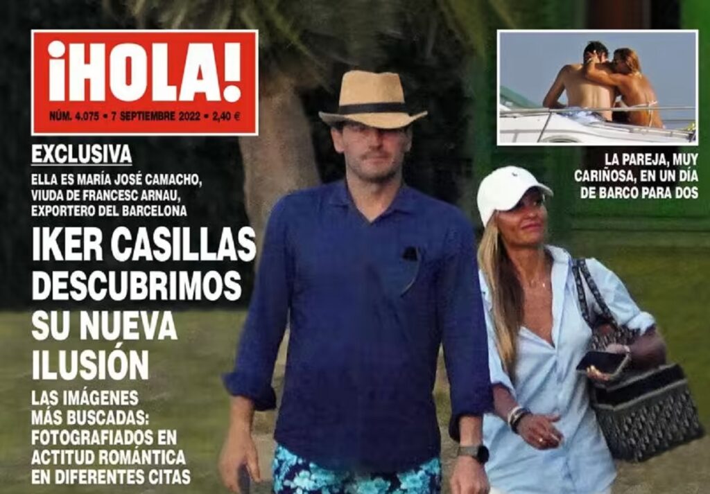Iker Casillas y María José Camacho, fotografiados juntos muy cariñosos