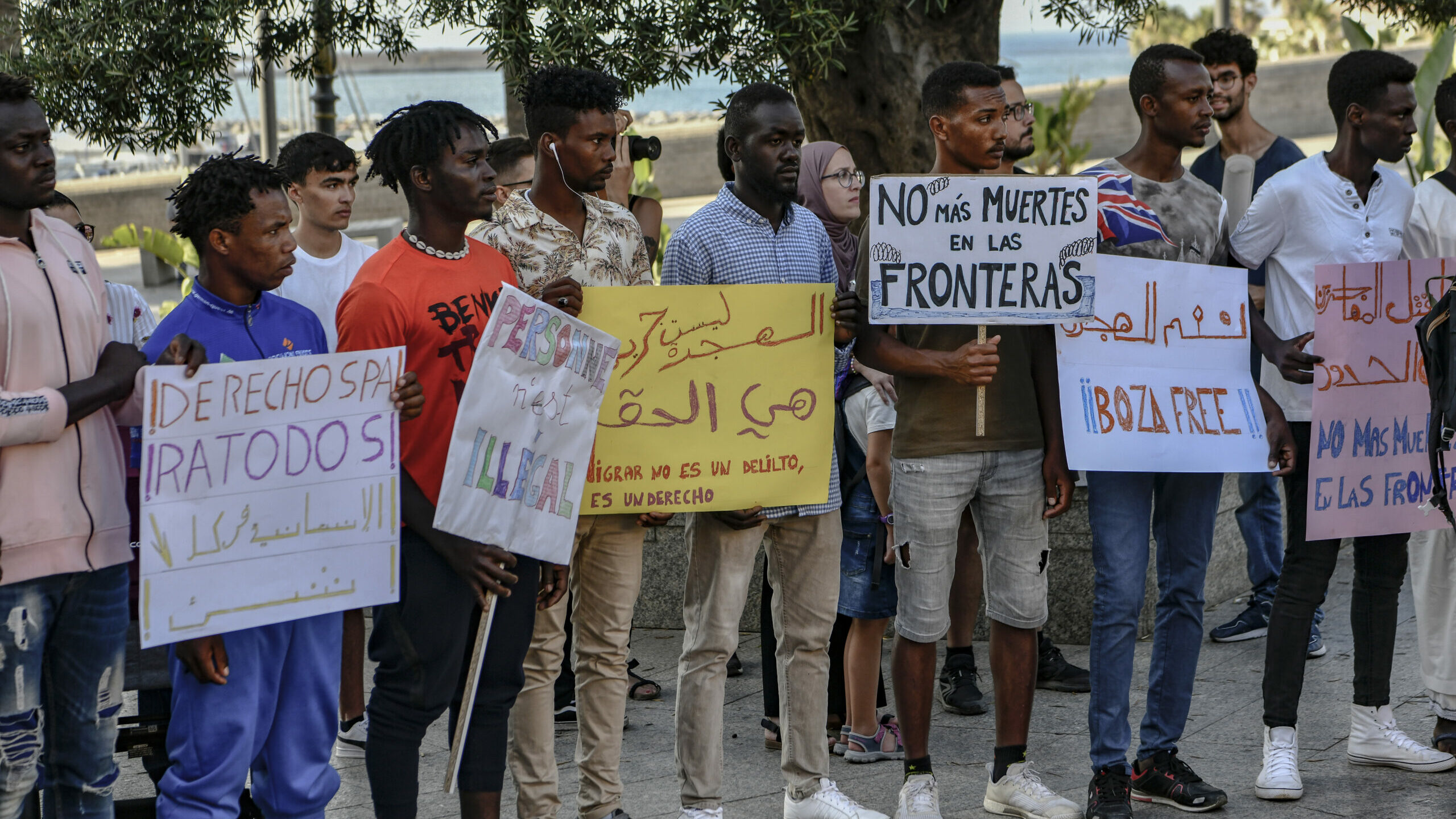 Manifestación en Ceuta por los sucesos ocurridos a decenas de migrantes en Melilla