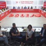 Reunión de la Ejecutiva Federal del PSOE, el pasado 29 de julio, en la sede de la calle de Ferraz, en Madrid.